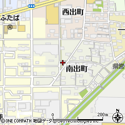 愛知県一宮市南出町77周辺の地図