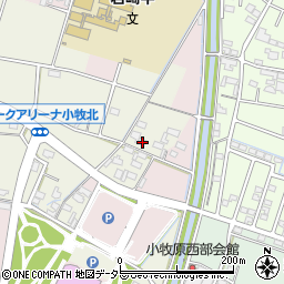 愛知県小牧市小牧原新田2708周辺の地図