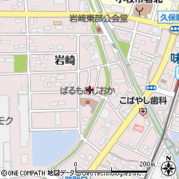 愛知県小牧市岩崎556-1周辺の地図