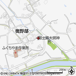 京都府福知山市奥野部208周辺の地図