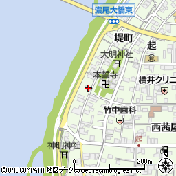 愛知県一宮市起堤町144-1周辺の地図