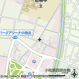 愛知県小牧市小牧原新田2709周辺の地図