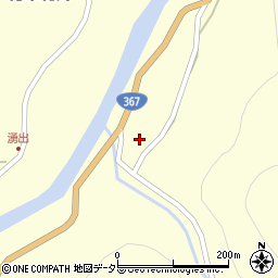 滋賀県高島市朽木村井192周辺の地図