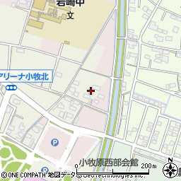 愛知県小牧市小牧原新田2711周辺の地図