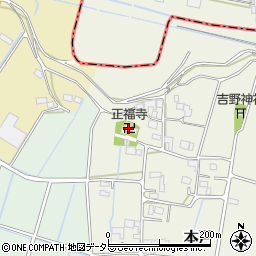 岐阜県安八郡輪之内町本戸18周辺の地図