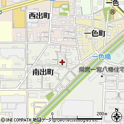 愛知県一宮市南出町32周辺の地図