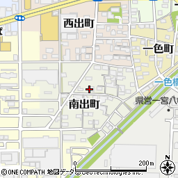 愛知県一宮市南出町62周辺の地図