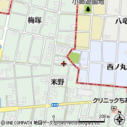 愛知県一宮市千秋町加納馬場梅塚133周辺の地図