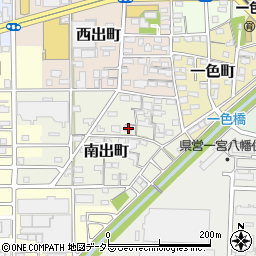 愛知県一宮市南出町48周辺の地図