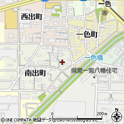 愛知県一宮市南出町20周辺の地図