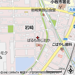 愛知県小牧市岩崎565周辺の地図