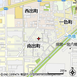 愛知県一宮市南出町60周辺の地図