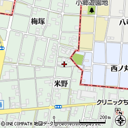 愛知県一宮市千秋町加納馬場梅塚134周辺の地図