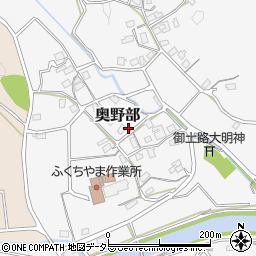 京都府福知山市奥野部196周辺の地図