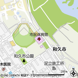 福知山市民体育館周辺の地図