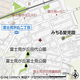 神奈川県中郡二宮町富士見が丘周辺の地図