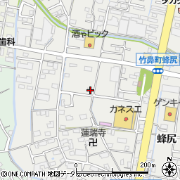 岐阜県羽島市竹鼻町蜂尻9周辺の地図