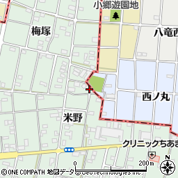 愛知県一宮市千秋町加納馬場梅塚130周辺の地図