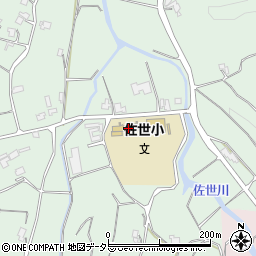 雲南市立佐世小学校周辺の地図
