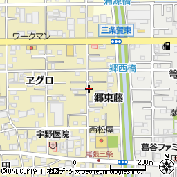 愛知県一宮市三条周辺の地図
