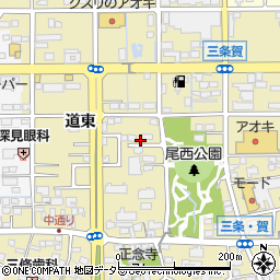 愛知県一宮市三条道東92周辺の地図