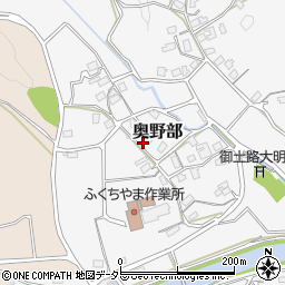 京都府福知山市奥野部192周辺の地図