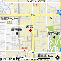 愛知県一宮市三条道東39周辺の地図