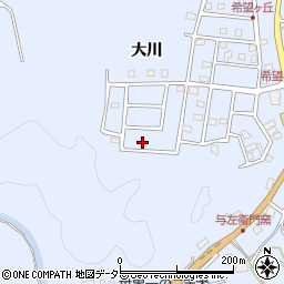 岐阜県瑞浪市陶町大川778-13周辺の地図