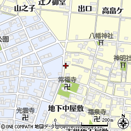 愛知県一宮市大赤見西之窪周辺の地図