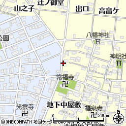 愛知県一宮市大赤見（西之窪）周辺の地図