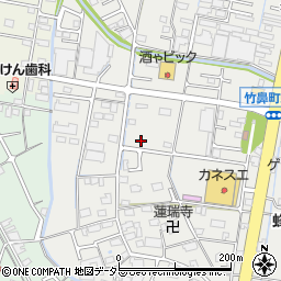 岐阜県羽島市竹鼻町蜂尻8周辺の地図