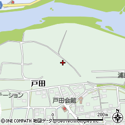 京都府福知山市戸田周辺の地図