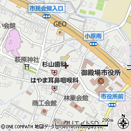 静岡県御殿場市萩原474-7周辺の地図