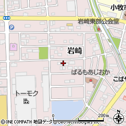 愛知県小牧市岩崎702周辺の地図