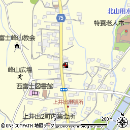 ａｐｏｌｌｏｓｔａｔｉｏｎ上井出ＳＳ周辺の地図