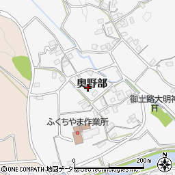 京都府福知山市奥野部190周辺の地図