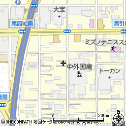 愛知県一宮市大和町馬引焼野周辺の地図