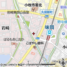 愛知県小牧市岩崎148周辺の地図