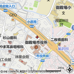 静岡県御殿場市萩原452周辺の地図