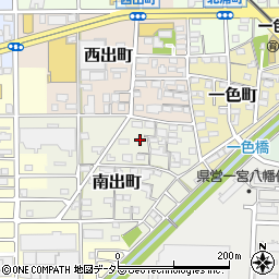 愛知県一宮市南出町50周辺の地図
