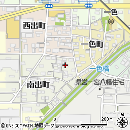 愛知県一宮市南出町22周辺の地図