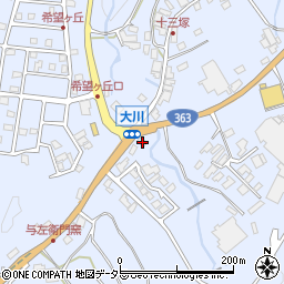 岐阜県瑞浪市陶町大川808周辺の地図