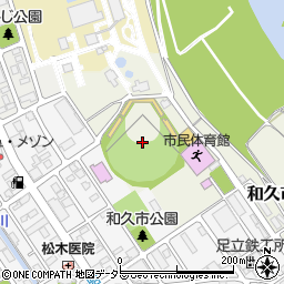 福知山ＳＥＣカーボンスタジアム（福知山市民運動場野球場）周辺の地図