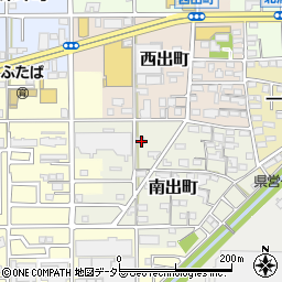 愛知県一宮市南出町80周辺の地図