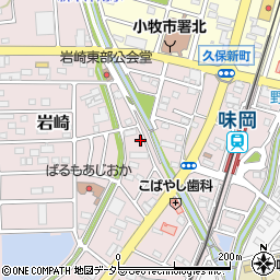 愛知県小牧市岩崎240周辺の地図