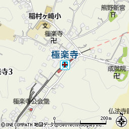 神奈川県鎌倉市周辺の地図