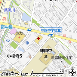 愛知県小牧市小松寺5丁目43周辺の地図