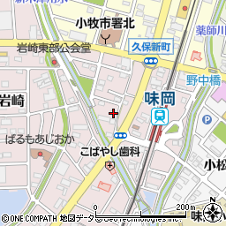 愛知県小牧市岩崎152周辺の地図
