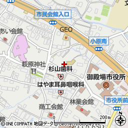 静岡県御殿場市萩原477-13周辺の地図
