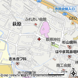 静岡県御殿場市萩原165周辺の地図